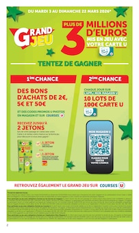 Catalogue U Express de la semaine "U Express" avec 18 pages, valide du 10/03/2026 au 22/03/2026 pour Chatuzange-le-Goubet et alentours Prospectus U Express de la semaine "U Express" avec 18 pages, valide du 10/03/2026 au 22/03/2026 pour Chatuzange-le-Goubet et alentours