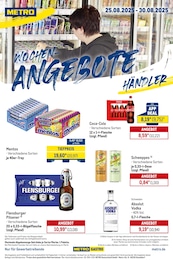 METRO Prospekt für Esslingen mit 28 Seiten METRO Prospekt für Esslingen: "Wochenangebote Händler + Monats-Mix August", 28 Seiten, 25.08.2025 - 30.08.2025