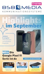 BSB mobilfunk Prospekt "Highlights im September" für Rostock, 12 Seiten, 01.09.2026 - 29.09.2026