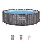 Piscine hors sol ronde Steel Pro Max - BESTWAY en promo chez Carrefour Colombes à 159,00 €
