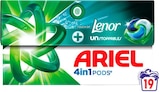 Promo LESSIVE PODS+ UNSTOPPABLE TOUCH OF LENOR 4 EN 1 X19 DOSES à 7,43 € dans le catalogue Netto à Houilles