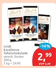 Excellence Tafelschokolade von Lindt im aktuellen budni Prospekt