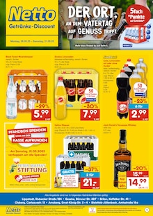 Cola im aktuellen Netto Marken-Discount Prospekt (Arnsberg) Cola im Netto Marken-Discount Prospekt "DER ORT, AN DEM DU IMMER AUSGEZEICHNETE PREISE FINDEST." mit 6 Seiten (Arnsberg)