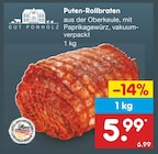 Puten-Rollbraten im Angebot bei Netto Marken-Discount in Ahlen Puten-Rollbraten Angebote von Gut Ponholz bei Netto Marken-Discount Ahlen für 5,99 €