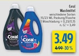 Waschmittel im Angebot bei diska in Freiberg Waschmittel Angebote von Coral bei diska Freiberg für 3,49 €