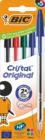 LOT DE 5 BILLES CRISTAL BIC - BIC en promo chez Auchan Hypermarché Périgueux à 1,18 €