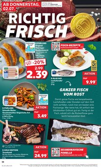 Steak im Kaufland Prospekt "Hier bin ich richtig" mit 75 Seiten (Cottbus)