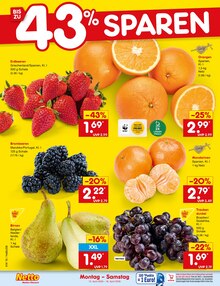 Erdbeeren im Netto Marken-Discount Prospekt "Aktuelle Angebote" mit 69 Seiten (Bochum)