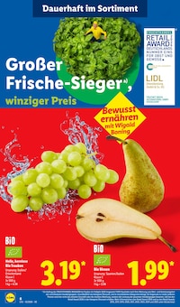 Weintrauben im aktuellen Lidl Prospekt (Nürnberg) Weintrauben im Lidl Prospekt "LIDL LOHNT SICH" mit 73 Seiten (Nürnberg)