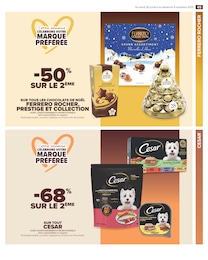 Prix et réduction Ferrero dans le prospectus Carrefour Market en cours Offre Ferrero dans le catalogue Carrefour Market du moment à la page 47