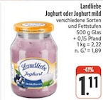 Joghurt Angebote von Landliebe bei nah und gut Bautzen für 1,11 €