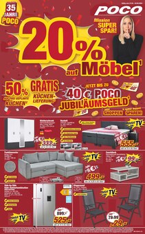 POCO Prospekt 20% auf Möbel mit  Seiten in Leer (Ostfriesland) und Umgebung