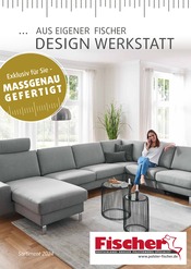 Fisch im Polstermöbel Fischer Prospekt in Leonberg Aktueller Polstermöbel Fischer Prospekt mit Fisch, "AUS EIGENER DESIGN WERKSTATT", Seite 1
