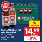 Münchner Hell Angebote von Spaten bei Netto Marken-Discount Großenhain für 14,99 €