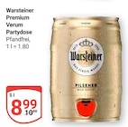 Premium Verum Partydose Angebote von Warsteiner bei GLOBUS Saarlouis für 8,99 €