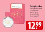 YOU Eau de Parfum Natural Spray Angebote von Betty Barclay bei famila Nordost Stade für 12,99 €