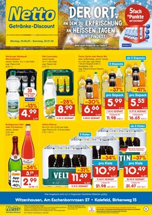 Aktueller Netto Marken-Discount Prospekt "DER ORT, AN DEM DU IMMER AUSGEZEICHNETE PREISE FINDEST." Seite 1 von 6 Seiten für Kalefeld