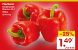 Paprika rot im Angebot bei Netto Marken-Discount in Bottrop Paprika rot Angebote bei Netto Marken-Discount Bottrop für 1,49 €