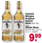 Original Spiced Gold oder White Rum Angebote von Captain Morgan bei E center Baden-Baden für 9,99 €