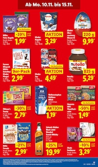 Nutella im aktuellen Lidl Prospekt (Wetzlar) Nutella im Lidl Prospekt "LIDL LOHNT SICH" mit 67 Seiten (Wetzlar)