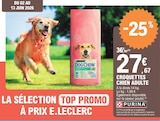 Promo Croquettes Chien Adulte à 27,67 € dans le catalogue E.Leclerc à Romilly-sur-Seine