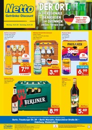 Netto Marken-Discount Mineralwasser im Prospekt 