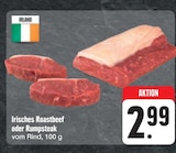 Aktuelles Irisches Roastbeef oder Rumpsteak Angebot bei EDEKA in Dresden ab 2,99 €