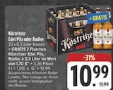 Edel Pils oder Radler im Angebot bei E center in Chemnitz Edel Pils oder Radler Angebote von Köstritzer bei E center Chemnitz für 10,99 €