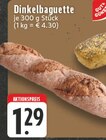 Dinkelbaguette im Angebot bei E center in Wuppertal Dinkelbaguette Angebote von Gut & Günstig bei E center Wuppertal für 1,29 €