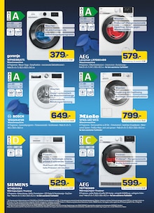 Waschmaschine im aktuellen EURONICS Prospekt (Ahaus) Waschmaschine im EURONICS Prospekt "GENAU RICHTIG. SCHNÄPPCHEN FÜR ZUHAUSE." mit 14 Seiten (Ahaus)