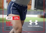Short Femme - UNDER ARMOUR - Intersport Short Femme - UNDER ARMOUR à 19,99 € dans le catalogue Intersport