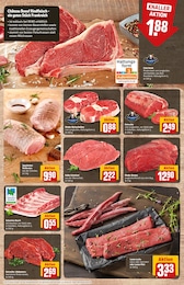 REWE Rindersteak im Prospekt 