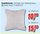 Samtkissen Angebote bei Opti-Megastore Bremerhaven für 10,99 €