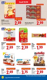 Nutella Angebote im Prospekt "Fan de l'été" von Lidl auf Seite 22