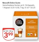 Latte Macchiato Angebote von Nescafé Dolce Gusto bei GLOBUS Erlangen für 3,99 €