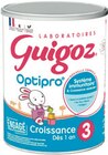 Optipro croissance 3 dès 12 mois - GUIGOZ en promo chez Cora Colmar à 17,23 €
