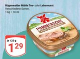 Tee-Wurst Angebote von Rügenwalder Mühle bei GLOBUS Wiesbaden für 1,29 €