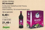 BIO Aroniasaft von Aronia Original im aktuellen VITALIA Reformhaus Prospekt für 6,49 €