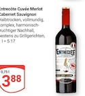 Cuvée Merlot Cabernet Sauvignon im Angebot bei GLOBUS in Hoyerswerda Cuvée Merlot Cabernet Sauvignon Angebote von Entrecôte bei GLOBUS Hoyerswerda für 3,88 €