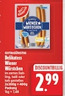 nah und gut Bad Oeynhausen - Delikatess Wiener Würstchen Angebot im Prospekt Delikatess Wiener Würstchen bei nah und gut im Bad Oeynhausen Prospekt für 2,99 €