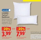 Aktuelle Kopfkissen Angebote bei Lidl in Stuttgart Aktuelles TopCool-Kopfkissen ca. 40 x 80 cm Angebot bei Lidl in Stuttgart ab 3,99 €
