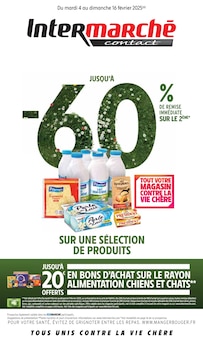 Prospectus Intermarché en cours, "JUSQU'À -60% DE REMISE IMMÉDIATE SUR LE 2ÈME", page 1 sur 20