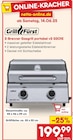 Aktuelle Gasgrill Angebote bei Netto Marken-Discount in Wuppertal Aktuelles 2-Brenner Gasgrill portabel v2 G201E Angebot bei Netto Marken-Discount in Wuppertal ab 199,99 €