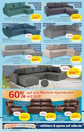 Sofa Angebot im aktuellen ROLLER Prospekt auf Seite 20