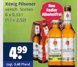 König Pilsener im Angebot bei Getränkewelt in Marl König Pilsener Angebote bei Getränkewelt Marl für 4,99 €