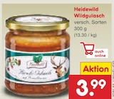 Aktuelles Heidewild Wildgulasch Angebot bei Netto Marken-Discount in Erfurt ab 3,99 €