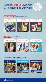 ALDI SÜD Prospekt der Woche "Gutes für Alle." Seite 2, 14.07.2025 bis 19.07.2025 für Eltville Aktueller ALDI SÜD Prospekt "Gutes für Alle." Seite 2 von 43 Seiten für Eltville