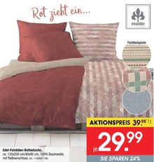 Edel-Feinbiber-Bettwäsche bei Zurbrüggen in Bremen Edel-Feinbiber-Bettwäsche im Angebot bei Zurbrüggen Bremen für 29,99 €