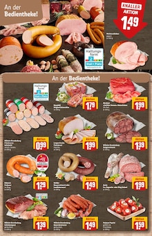 Wurst im REWE Prospekt "Dein Markt" mit 34 Seiten (Kassel)