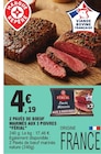 Pavés de boeuf marinés aux 3 poivres - FERIAL en promo à 4,19 € chez E.Leclerc Pavés de boeuf marinés aux 3 poivres - FERIAL dans le catalogue E.Leclerc